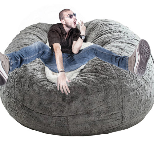 Trule 6Ft Bean Bag Chairs Cover, Giant Bean Bag Cover & Reviews Wayfair